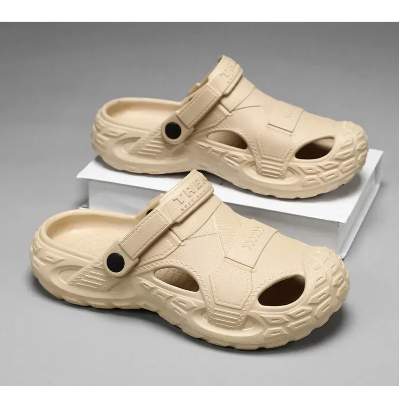 Men's Summer EVA Clogs Platform Sandals - Soft, Lightweight, Anti-Slip Beach Slides & Indoor Outdoor Slippers for Leisure and Comfort showcase 16
