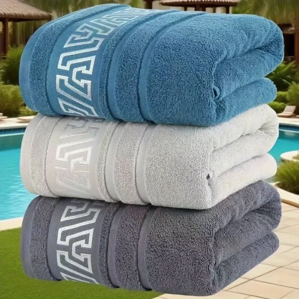 3-Piece Set Quick Dry Bath Towel for Adults - Plush Soft Thick Bath Sheet, Highly Absorbent & Fast Drying for Home, Spa, Gym - Elegant Bathroom Decor - Image 1