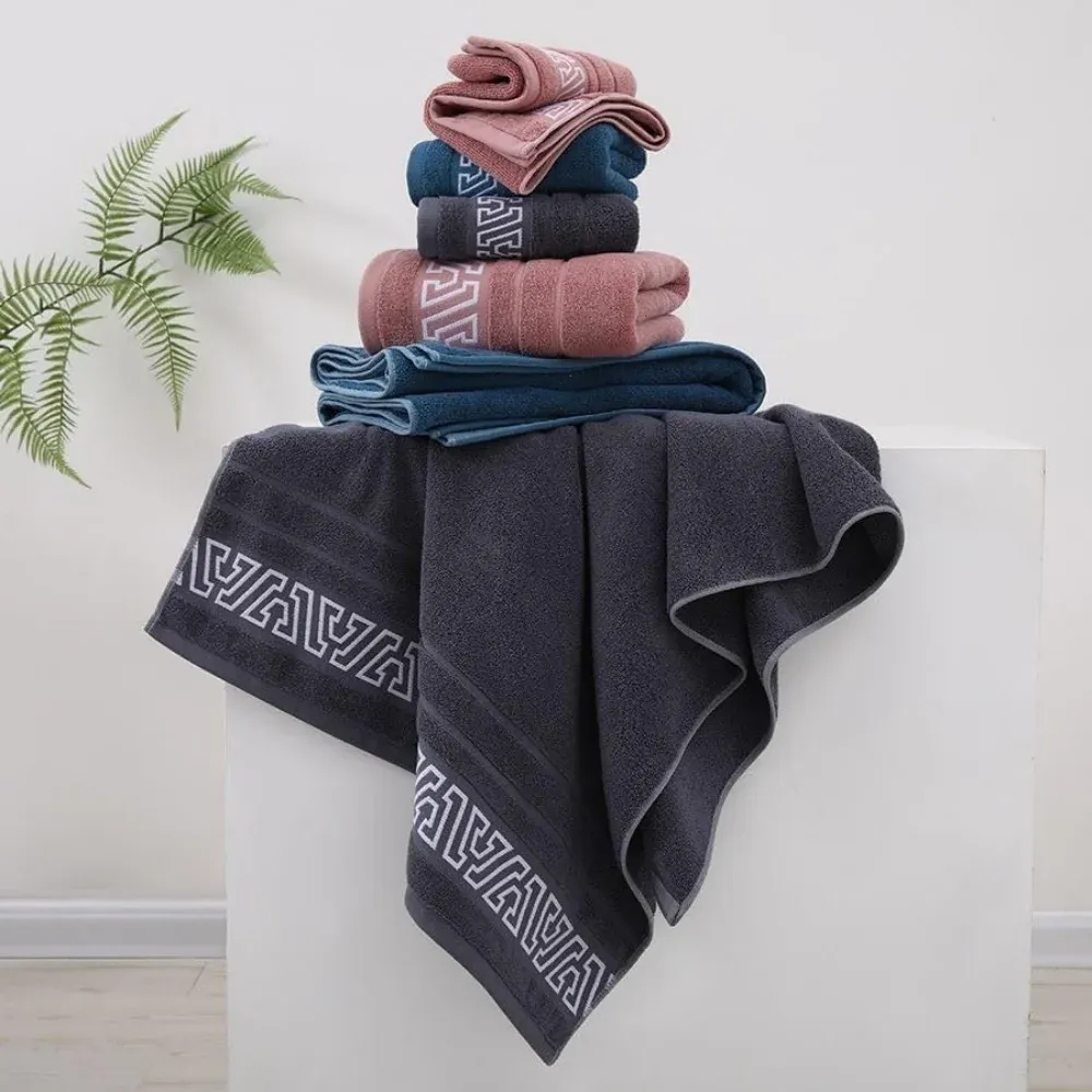 3-Piece Set Quick Dry Bath Towel for Adults - Plush Soft Thick Bath Sheet, Highly Absorbent & Fast Drying for Home, Spa, Gym - Elegant Bathroom Decor showcase 1