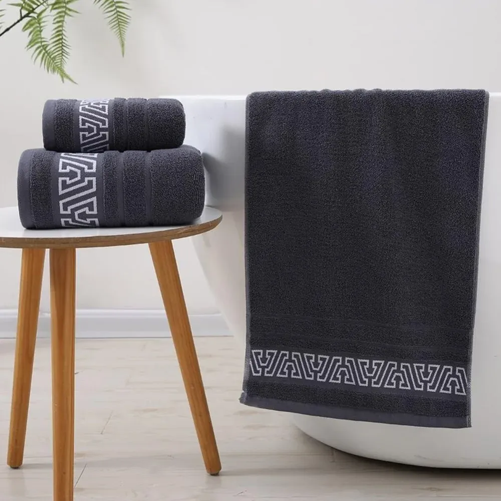 3-Piece Set Quick Dry Bath Towel for Adults - Plush Soft Thick Bath Sheet, Highly Absorbent & Fast Drying for Home, Spa, Gym - Elegant Bathroom Decor showcase 5