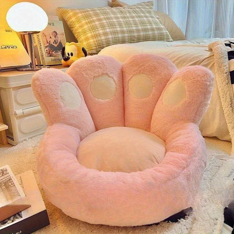 Comfortable Claw-Free Floor Seat Cushion for Adults & Kids - Plush Tatami Futon for Lazy Lounging, Bedroom, Bay Window, or Bedside Use - Ergonomic Sedentary Support showcase 1