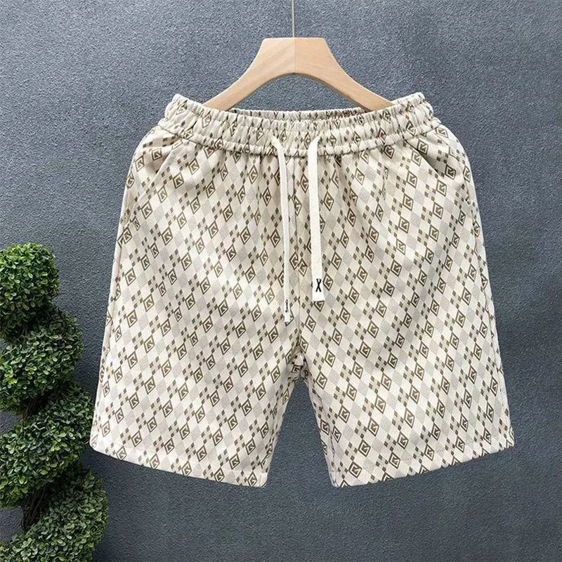 Hanlu Premium Lightweight Breathable Drawstring Shorts for Men Casual Summer Streetwear Essential thumbnail 4