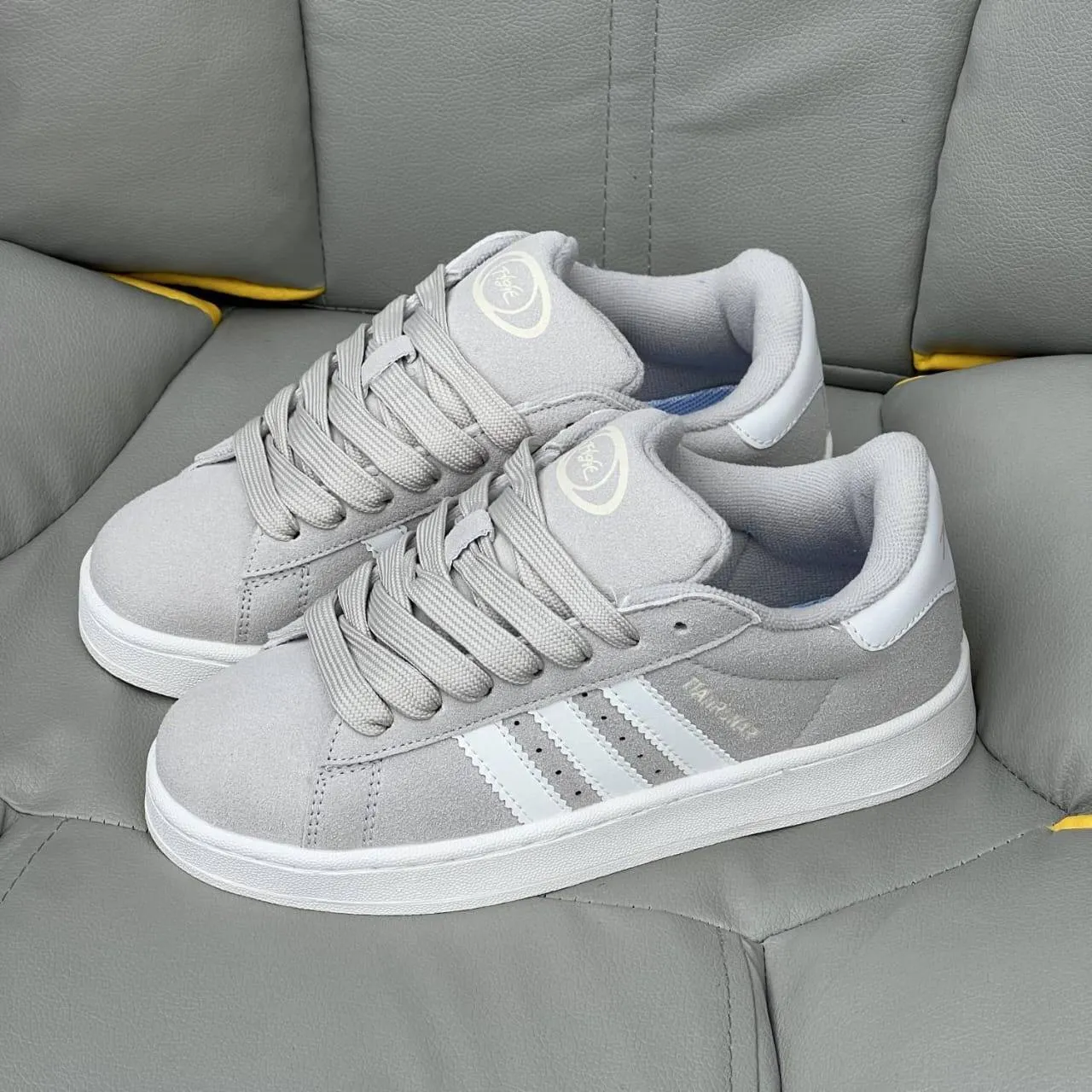 Women's Suede (TIANRUNAR Chunky Skate Sneakers with Pink Side Stripes and Thick Fat Laces Retro Y2K Casual Shoes thumbnail 8