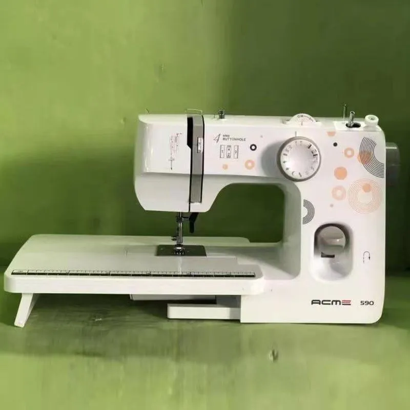 ACME 590 Portable Electric Household Sewing Machine with 4-Step Buttonhole and Multi-Stitch Selection for Beginners thumbnail 5