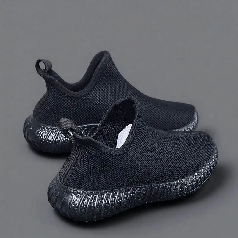 Men's Lightweight Knit Running Sneakers Breathable Sage Grey Multi Tonal Urban Trainers with Translucent Ribbed Sole showcase 7