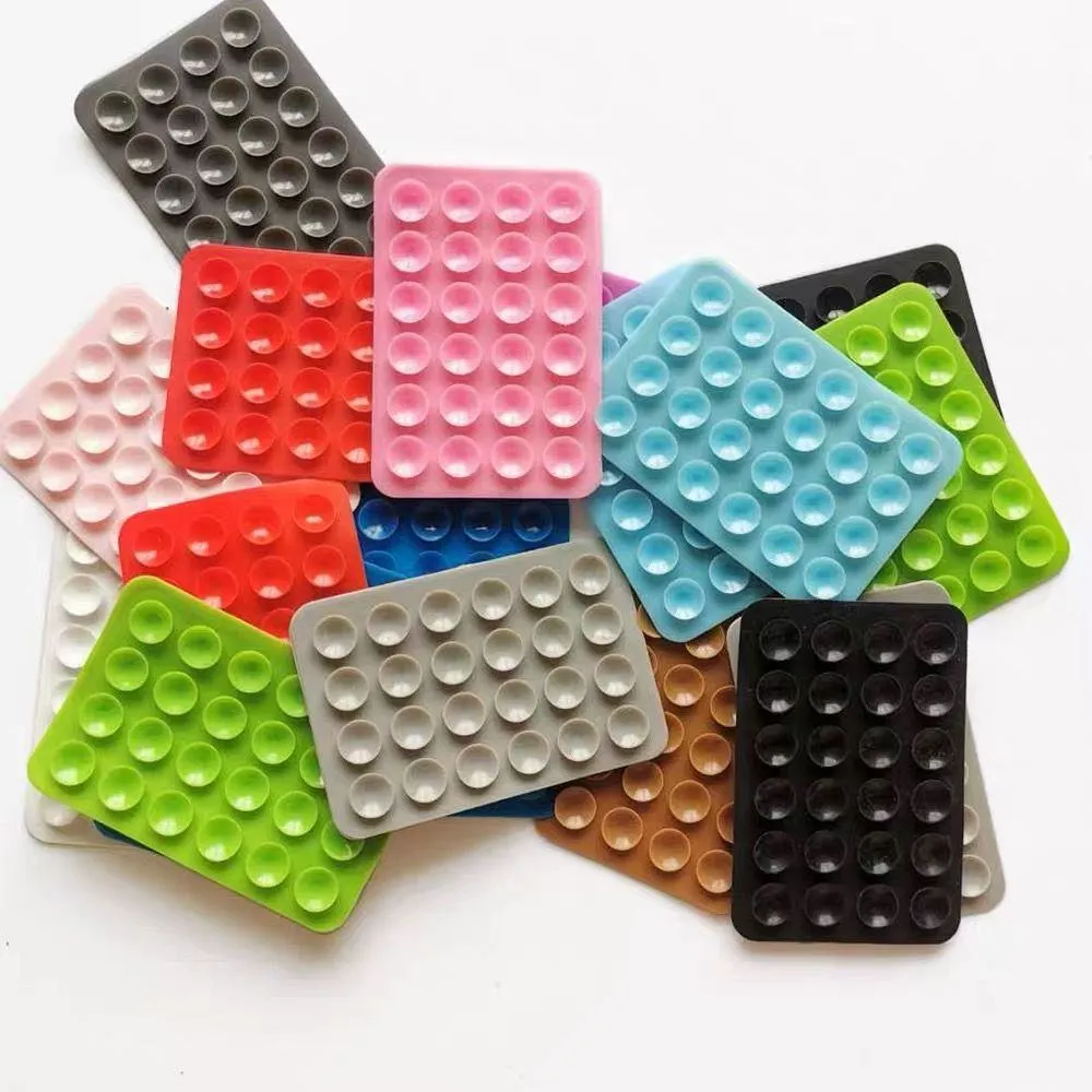 Silicone Suction Cup Phone Mount Pad Adhesive Mat for Hands Free Mirror Shower Window Mirror 15 Colors thumbnail 8