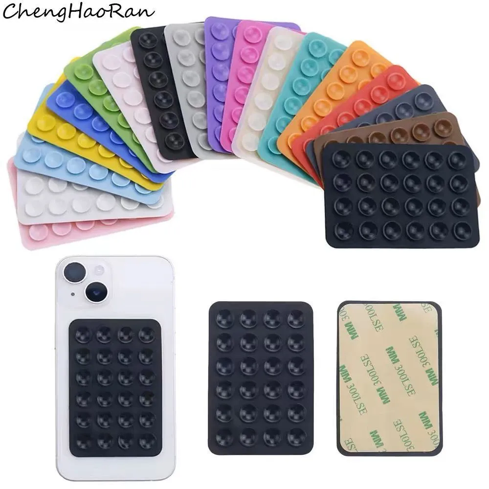 Silicone Suction Cup Phone Mount Pad Adhesive Mat for Hands Free Mirror Shower Window Mirror 15 Colors thumbnail 6