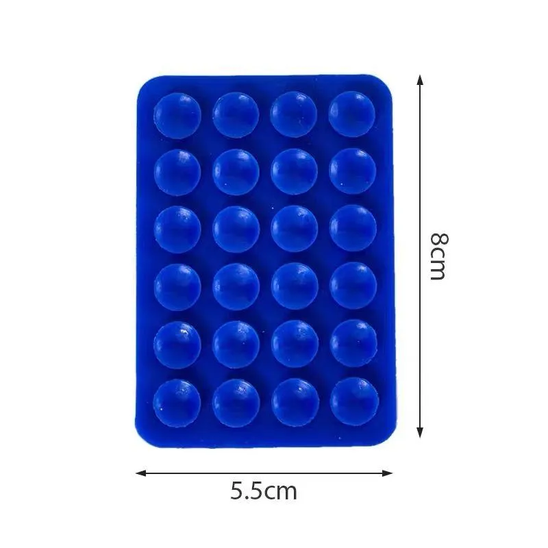 Silicone Suction Cup Phone Mount Pad Adhesive Mat for Hands Free Mirror Shower Window Mirror 15 Colors thumbnail 3